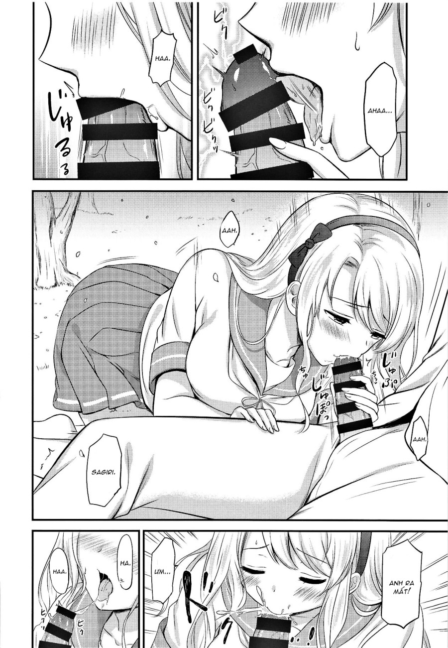Sagiri và tình dục ngắm hoa anh đào Kantai Collection KanColle 