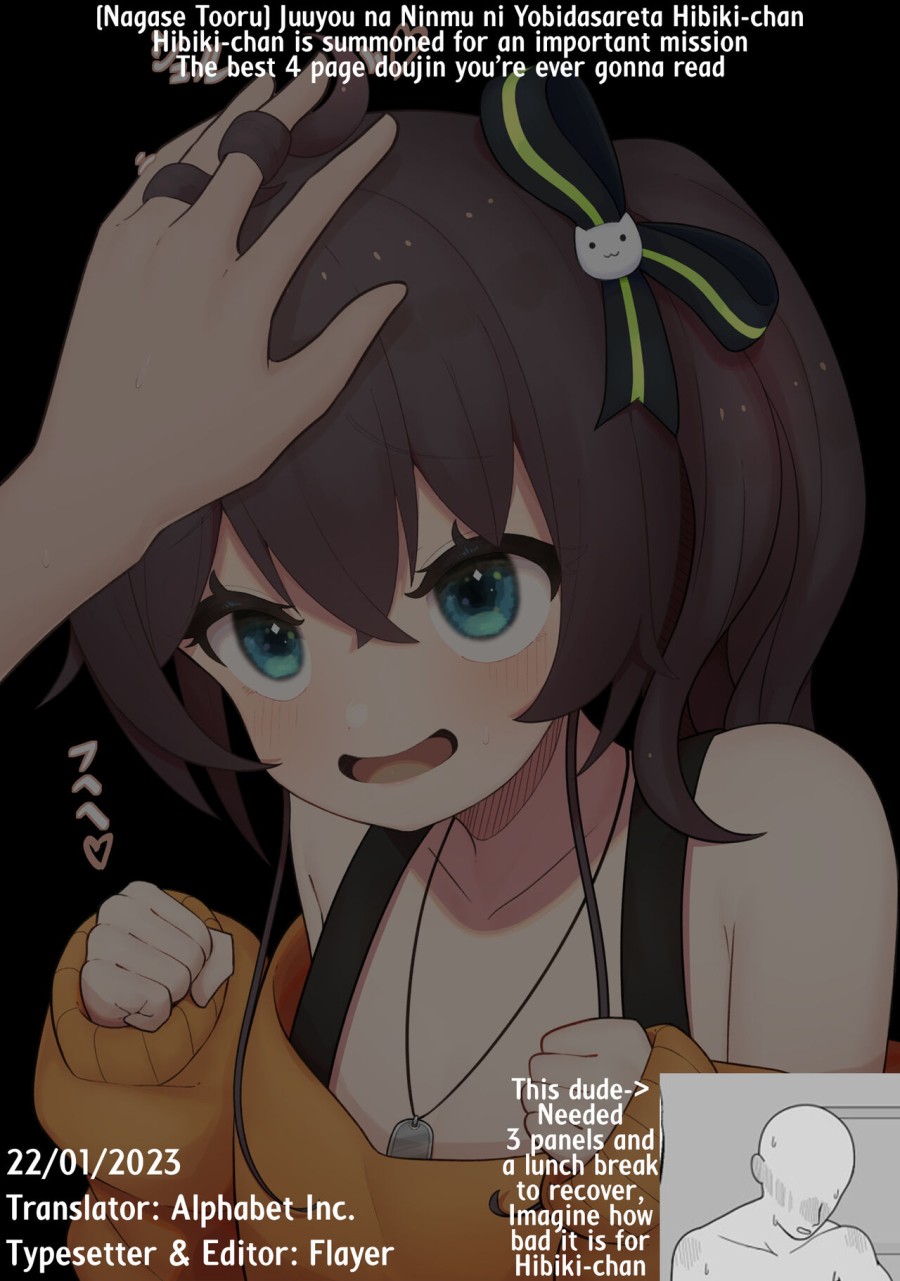 Hibiki-chan được triệu tập đi thực hiện một nhiệm vụ quan trọng 