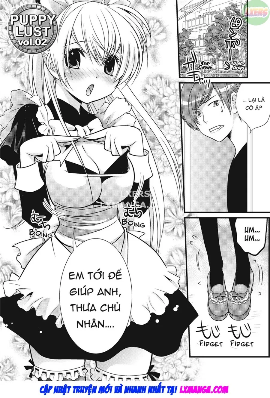 Chó con ham muốn 