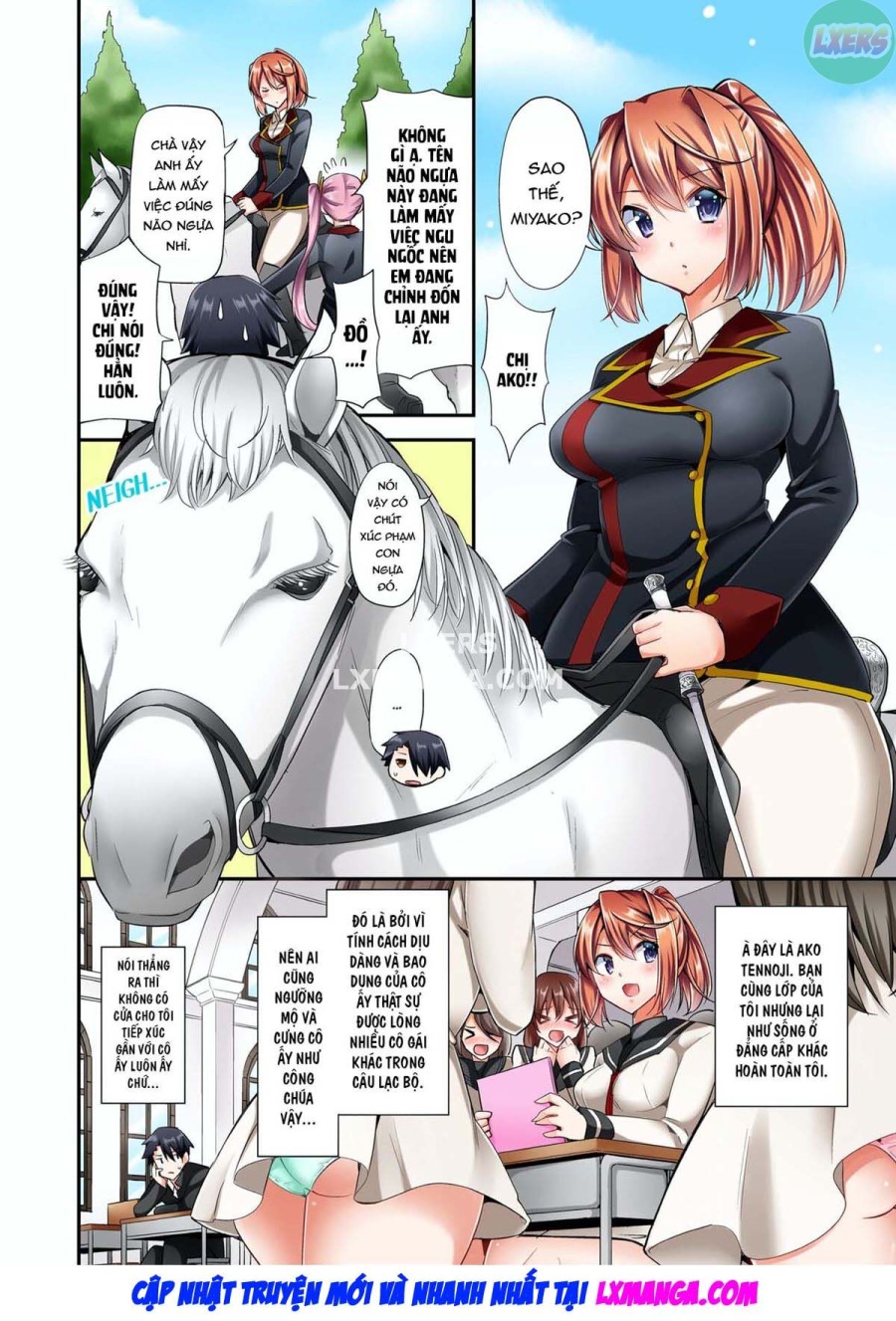 Cưỡi ngựa kĩ năng đỉnh của gái tơ 