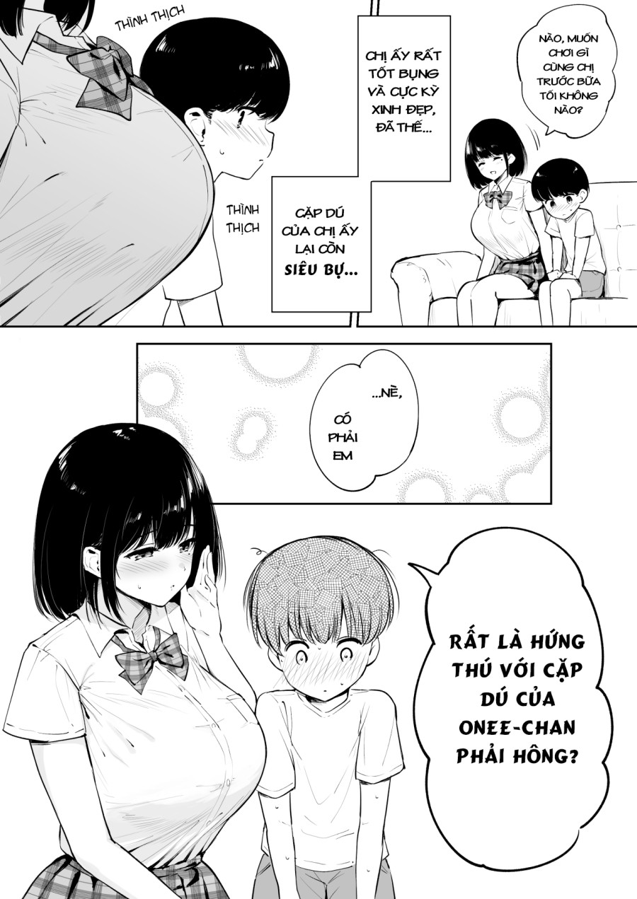 Cô Chị Hàng Xóm Dú Bự Nhận Nhóc Shota Làm Em Nuôi... Để Làm Thịt! 