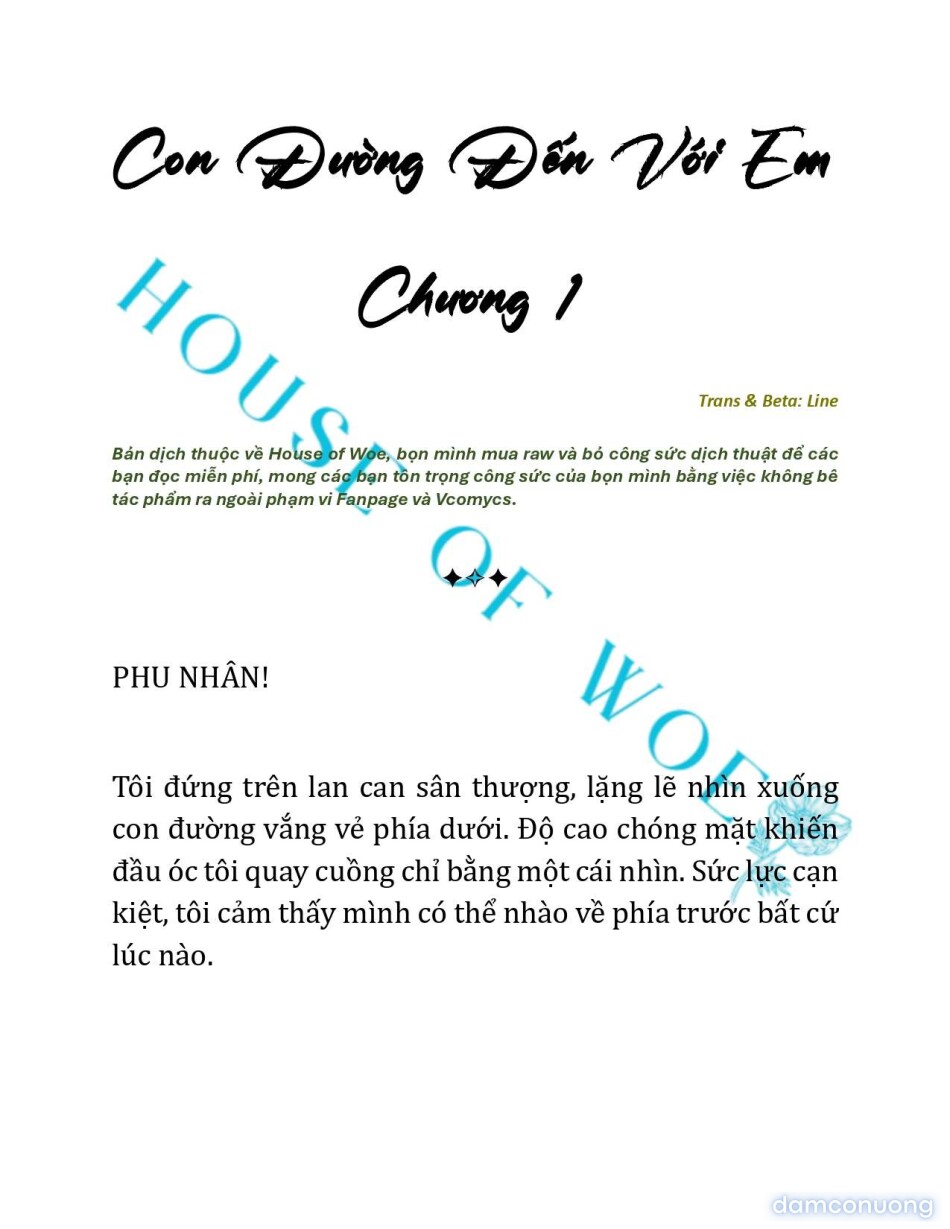 [NOVEL] CON ĐƯỜNG ĐẾN VỚI EM 