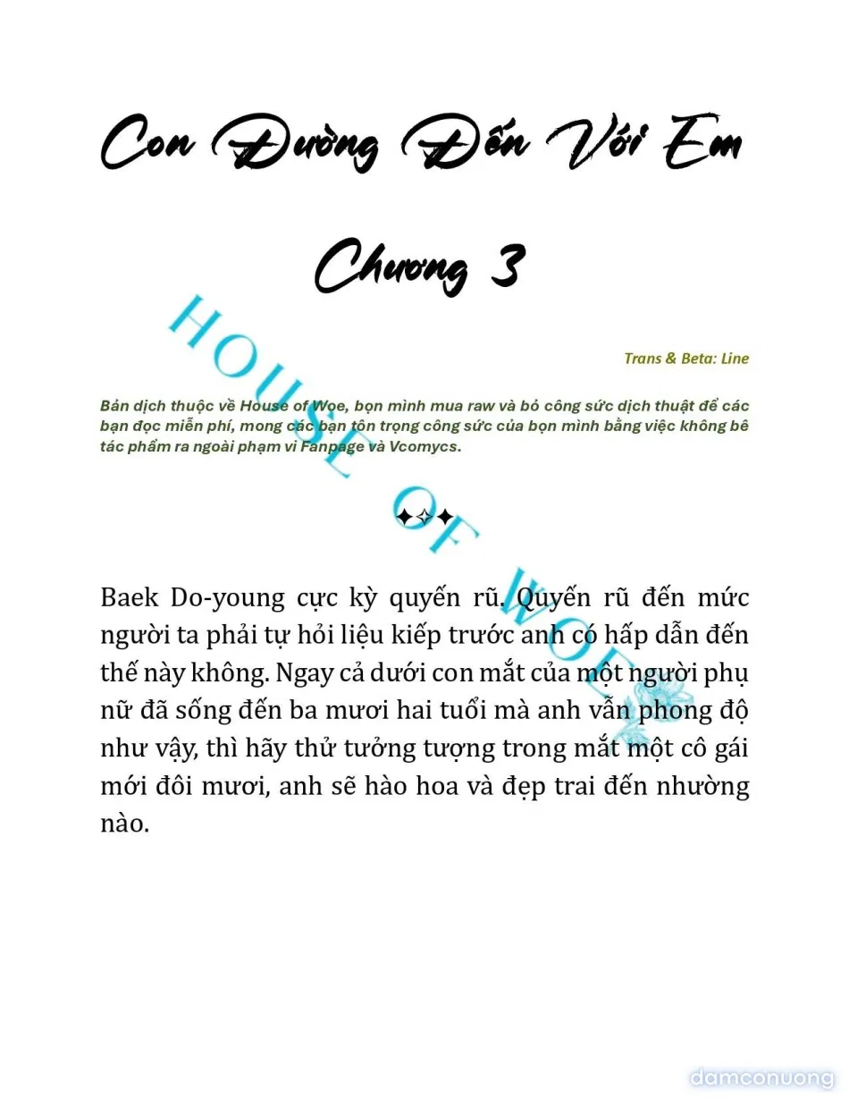 [NOVEL] CON ĐƯỜNG ĐẾN VỚI EM 