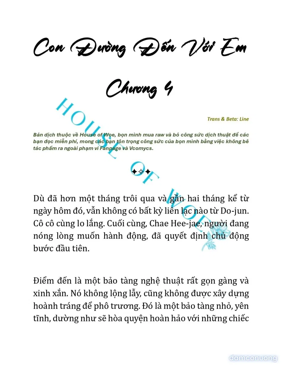 [NOVEL] CON ĐƯỜNG ĐẾN VỚI EM 
