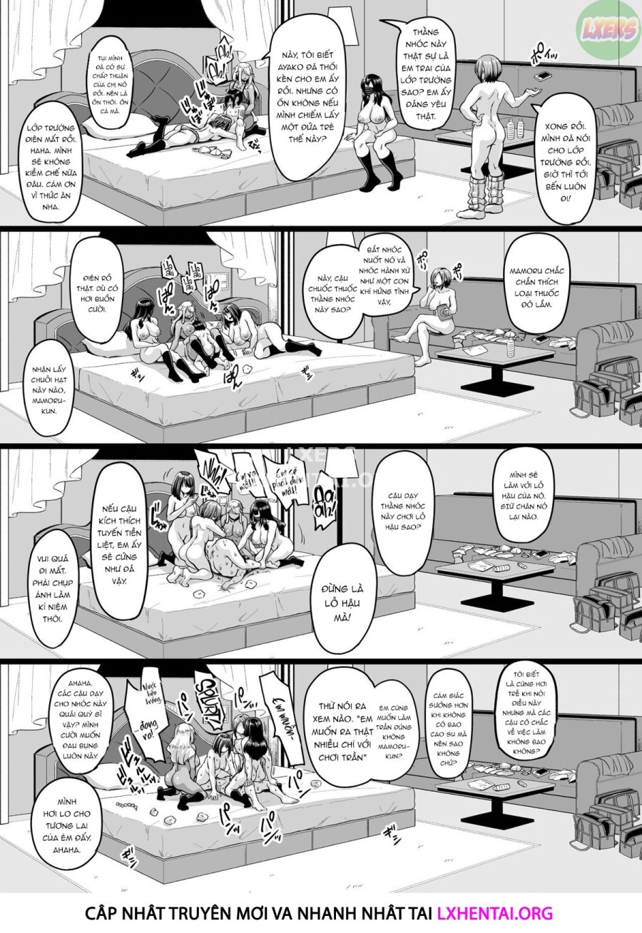 Papa-Katsu Bitch No Atashi-Ra Ga Anta No Otouto O Katte Mesuiki Yarichin-Kun Ni Shite Kawaigatteageru 