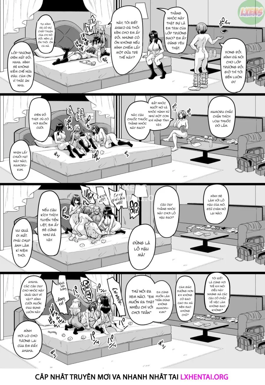 Papa-Katsu Bitch No Atashi-Ra Ga Anta No Otouto O Katte Mesuiki Yarichin-Kun Ni Shite Kawaigatteageru 