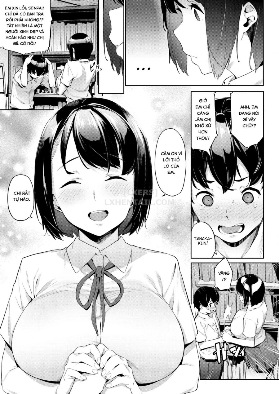 Akogare no Senpai - Pussy in library 