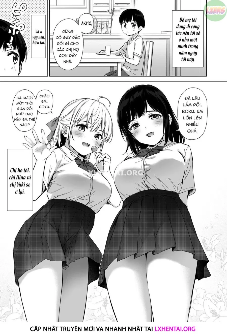 Naisho No Hajimete ~Suunenburi Ni Atta Shinseki No Bijin JK Shimai Ni Ecchi No Tehodoki Sarechaimasu~ 