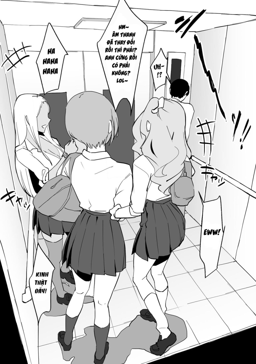 Bị mắc kẹt trong thang máy cùng các em gyaru 