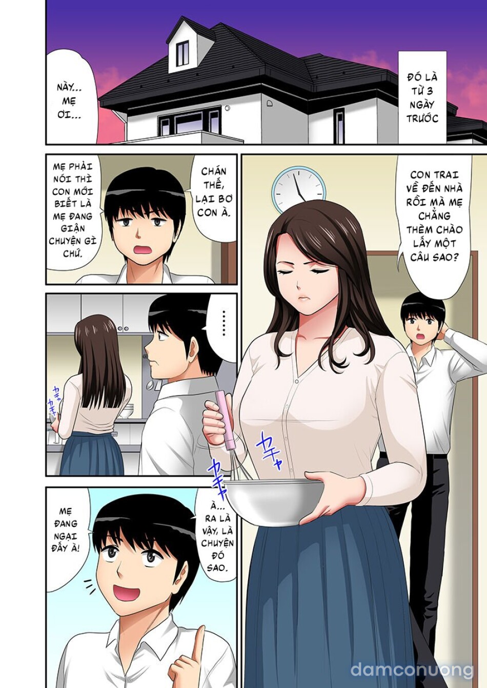 "Don't tell your father..." Milf Brothel: The woman I requested turned out to be my mother! 