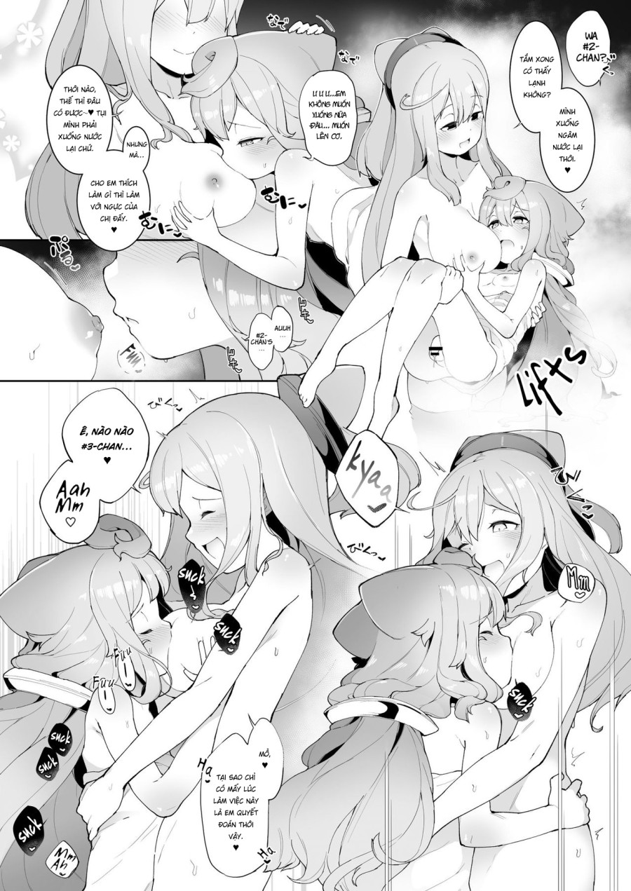 Onsen de 3-gou-kun ga Onee-san-tachi to Seiteki ni Hakadorimakuru Hon 
