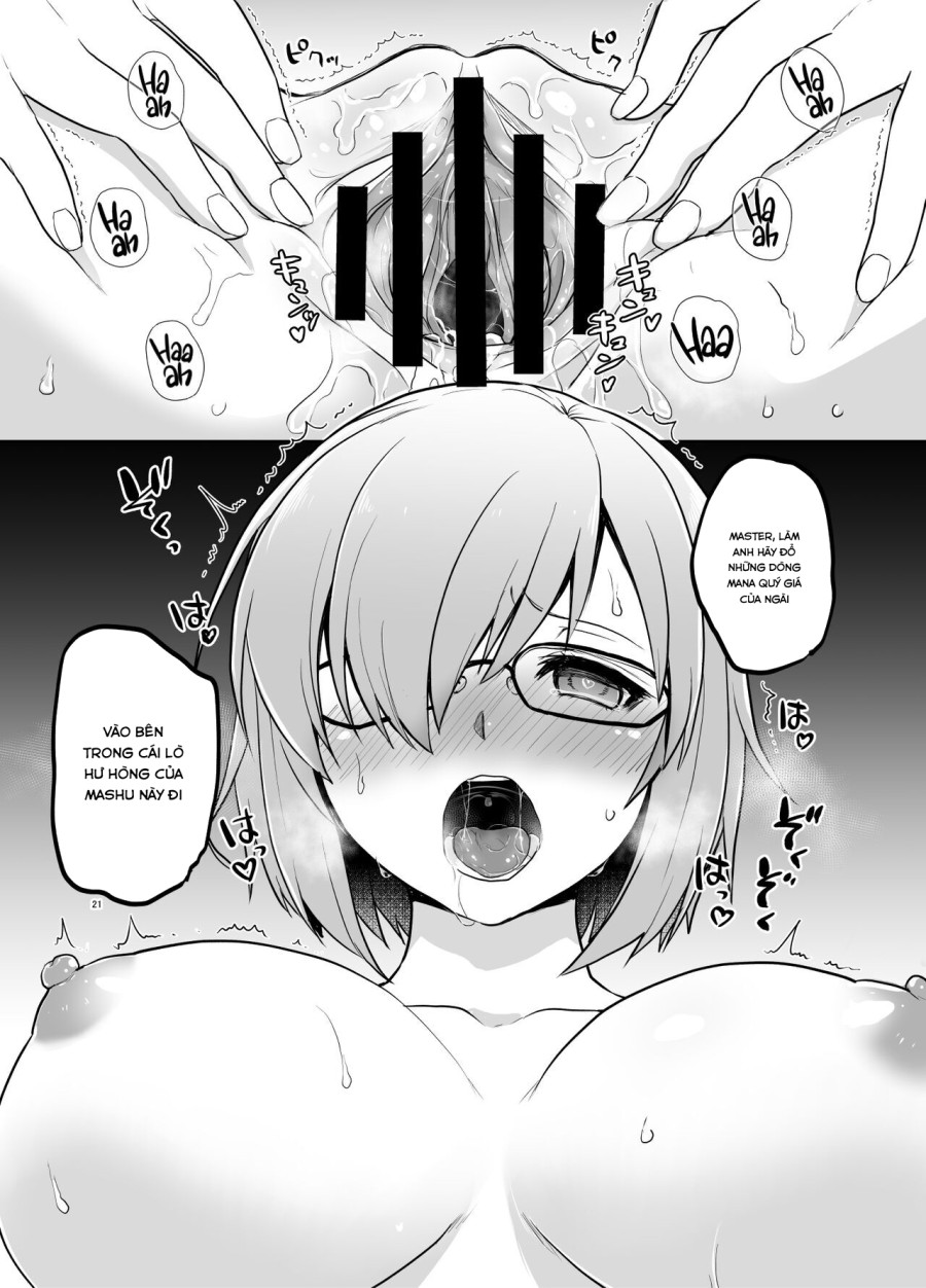 Senpai ga Rayshift Chuu Dake Kankei o Sematte Kuru Seiyoku Ousei na Chaldea Shokuin Oji-san to Mash (Fate/Grand Order) 
