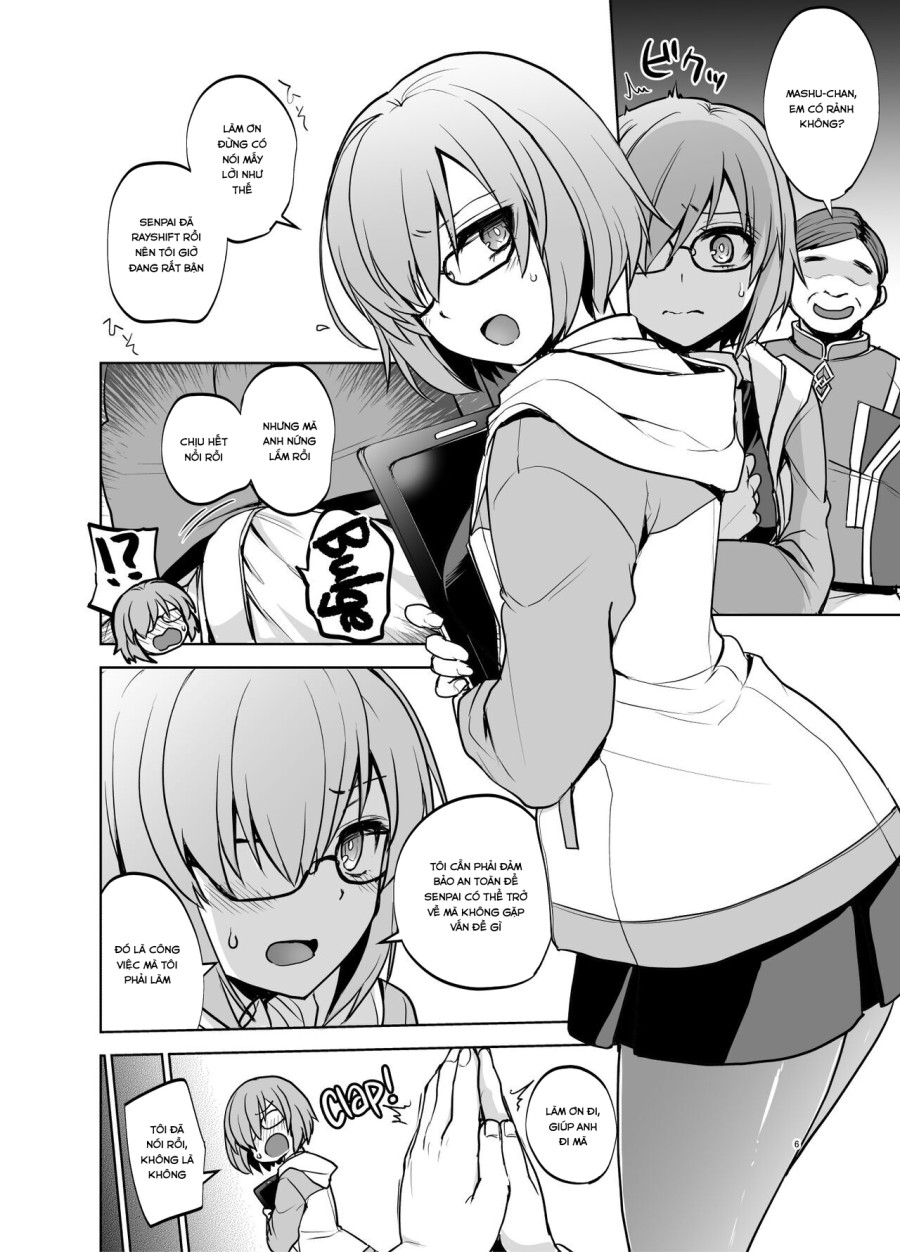 Senpai ga Rayshift Chuu Dake Kankei o Sematte Kuru Seiyoku Ousei na Chaldea Shokuin Oji-san to Mash (Fate/Grand Order) 