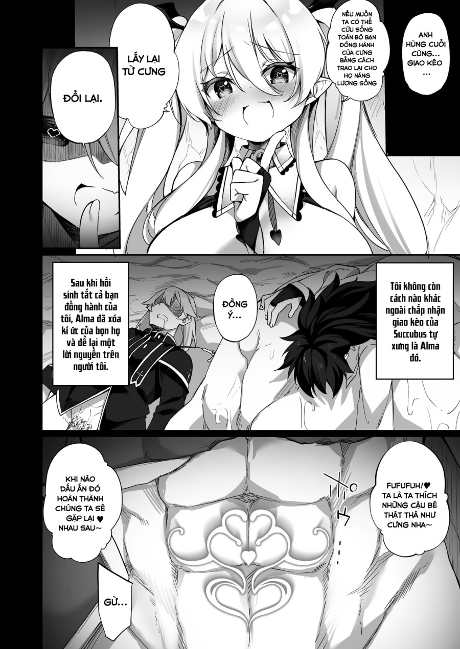Câu chuyện về người hùng đã đánh bại quỷ vương nhưng lại thua trước Succubus và tận hưởng cuộc sống làm Succubus! 