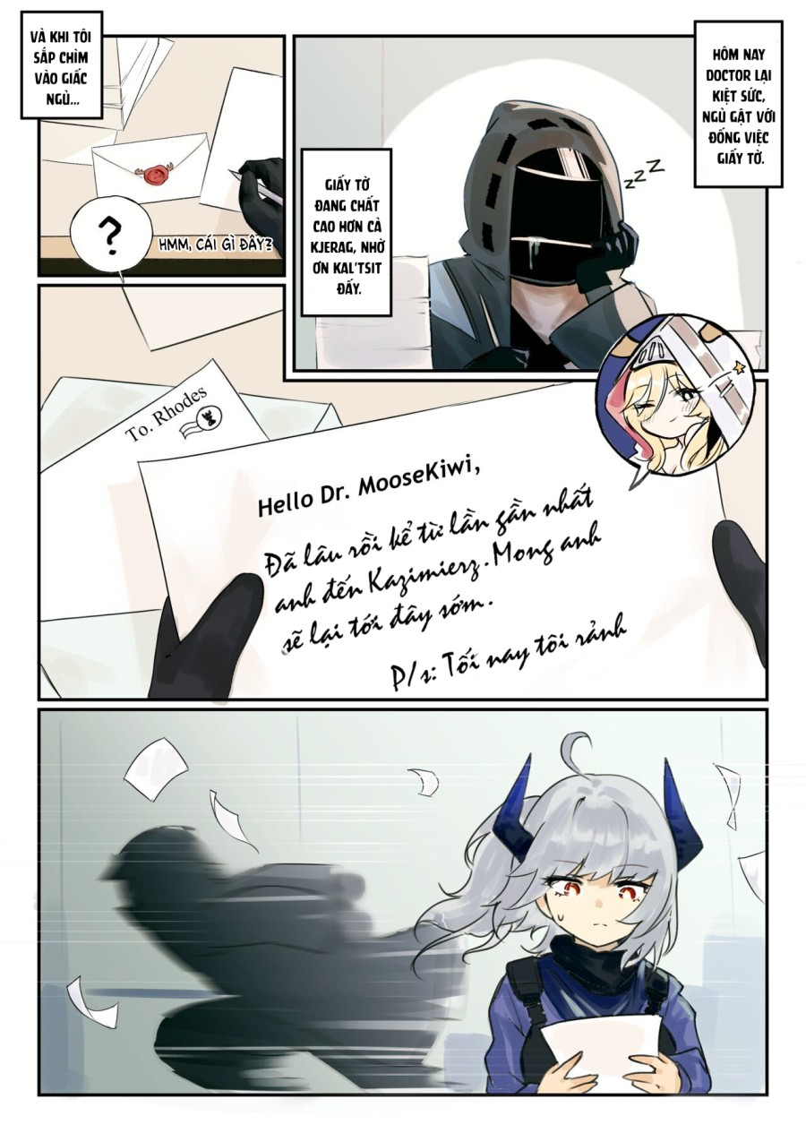 Lá thư của Viviana. (Arknights) 