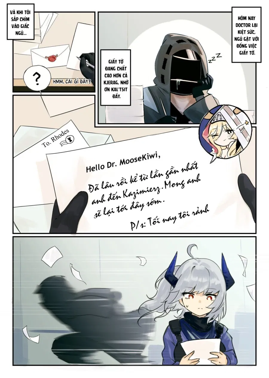 Lá thư của Viviana. (Arknights) 
