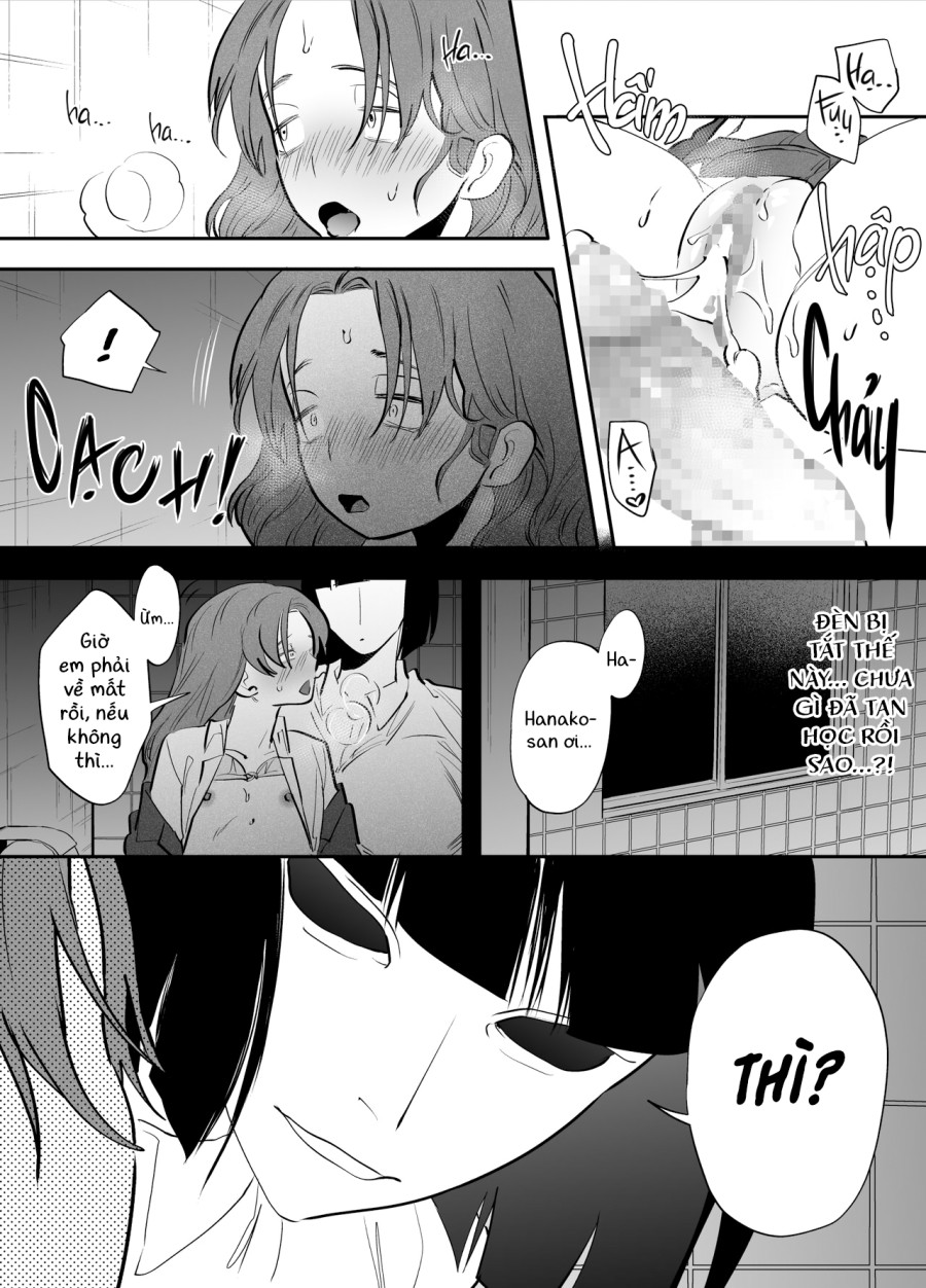Mình, WC, và futanari Hanako-san 