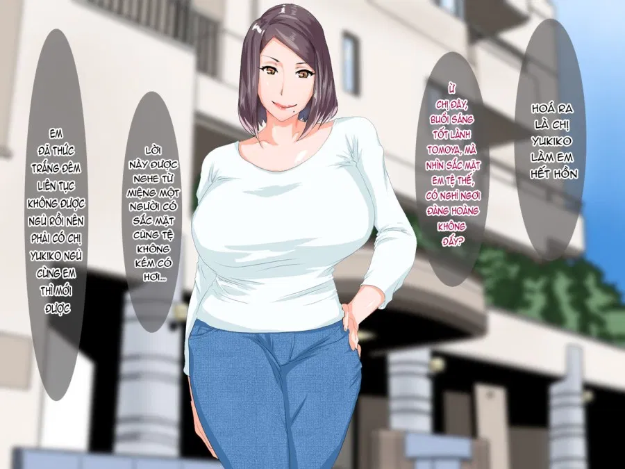 Yoru no Seikatsu de Mitasarenai Bakunyuu Hitozuma Oba-san to. 