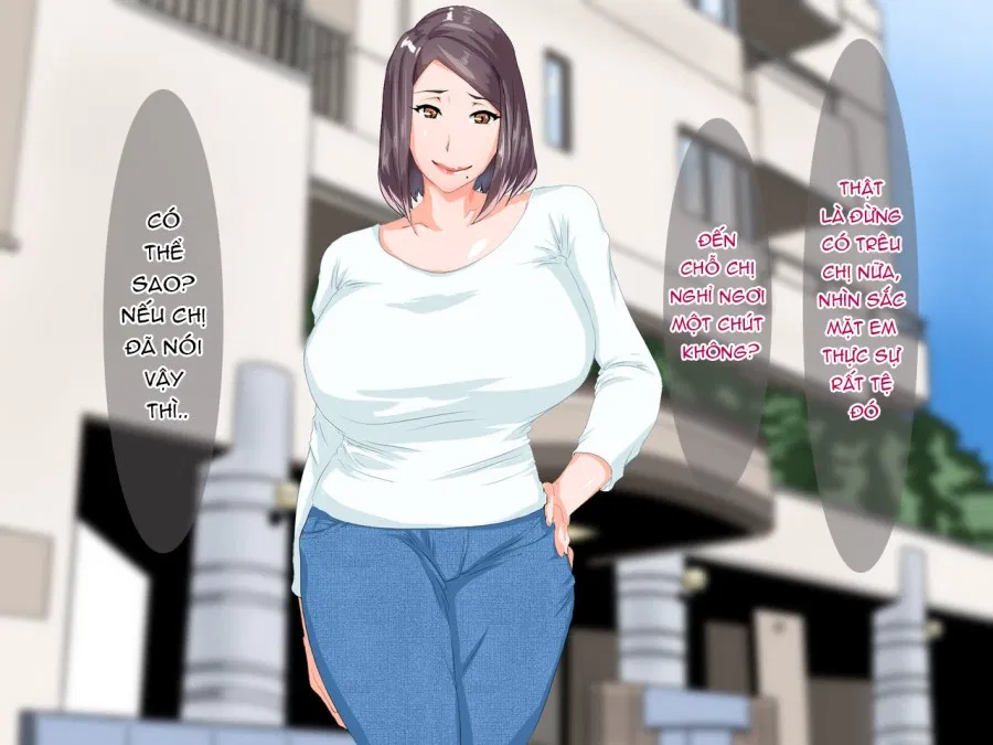 Yoru no Seikatsu de Mitasarenai Bakunyuu Hitozuma Oba-san to. 