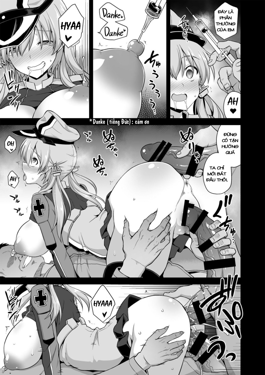 Đêm trước khi Kanmusu mang thai, mối tình bị đánh thuốc mê của Prinz Eugen 