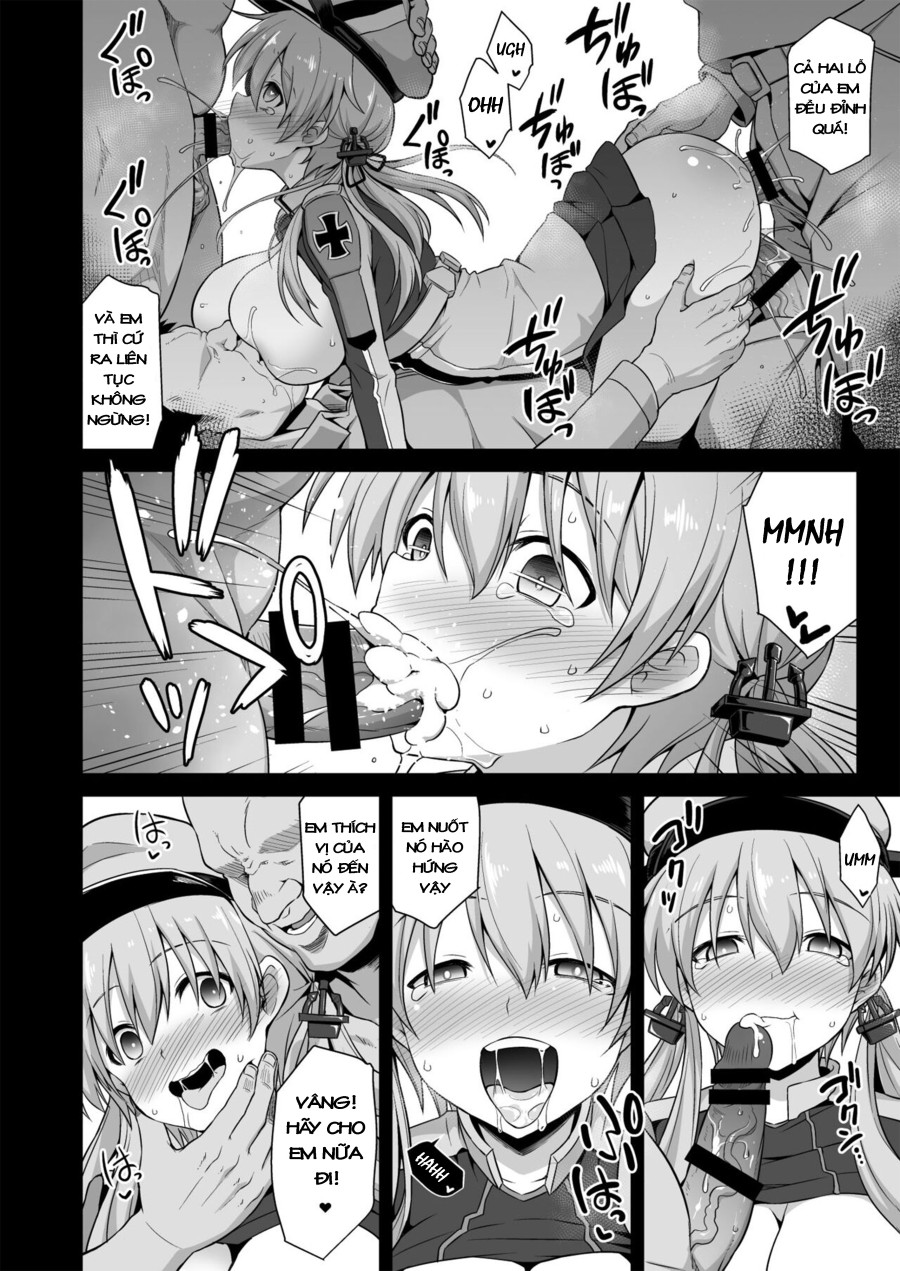 Đêm trước khi Kanmusu mang thai, mối tình bị đánh thuốc mê của Prinz Eugen 