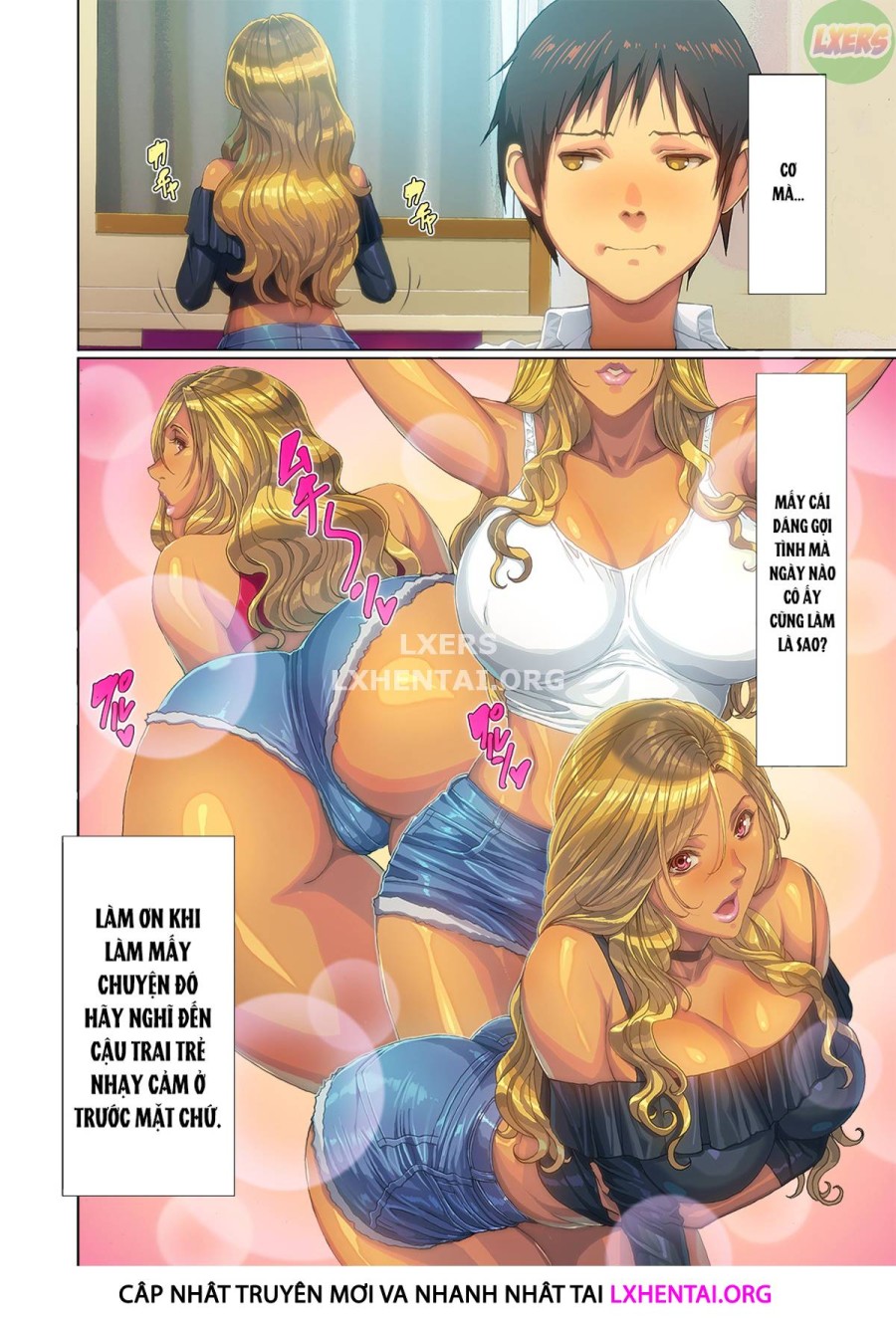 Mẹ Gyaru xuất hiện ở nhà tôi!! 