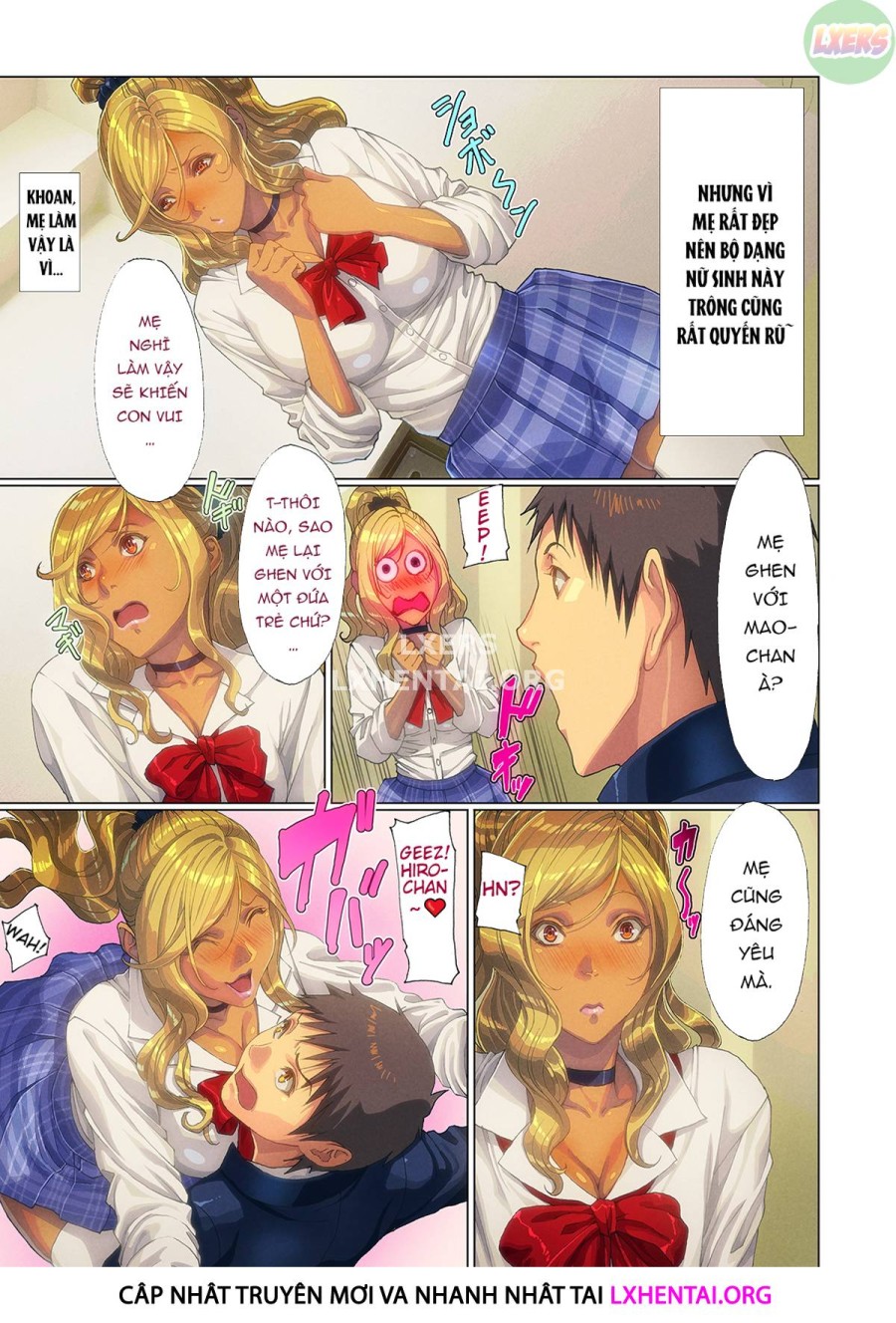 Mẹ Gyaru xuất hiện ở nhà tôi!! 
