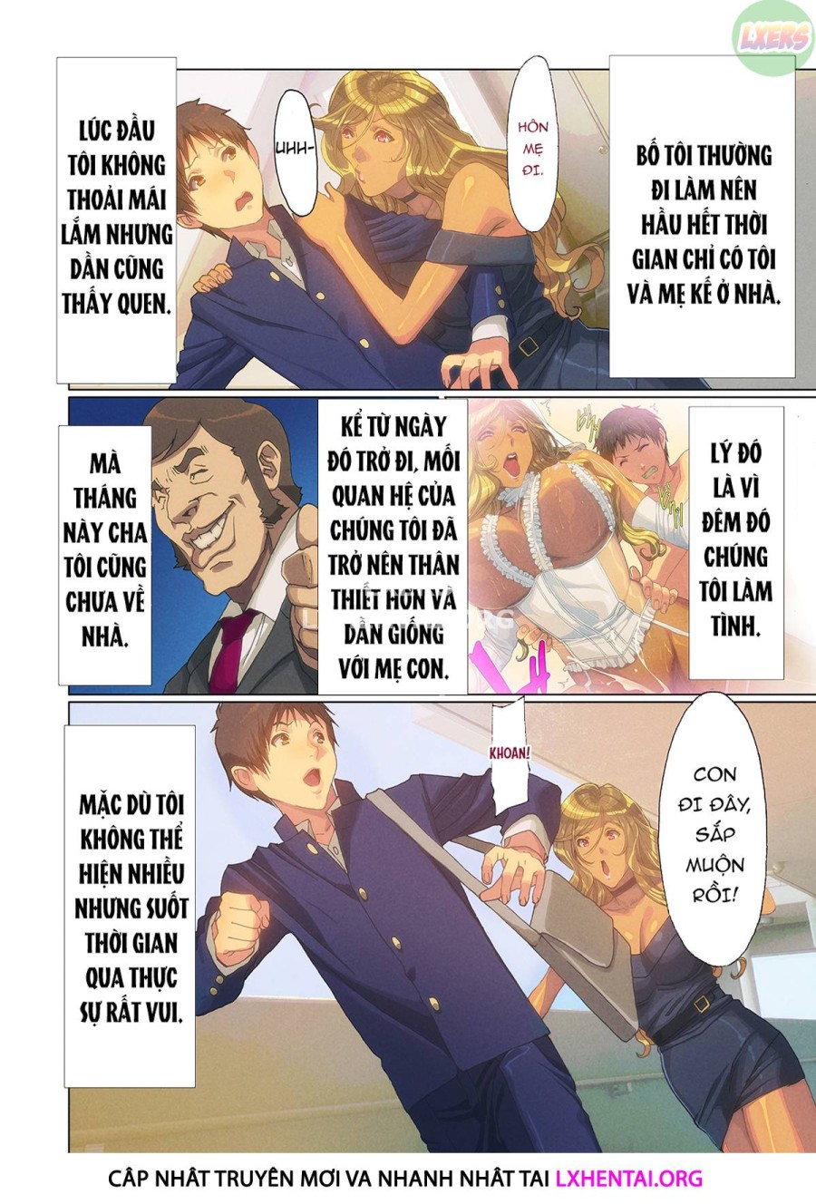 Mẹ Gyaru xuất hiện ở nhà tôi!! 