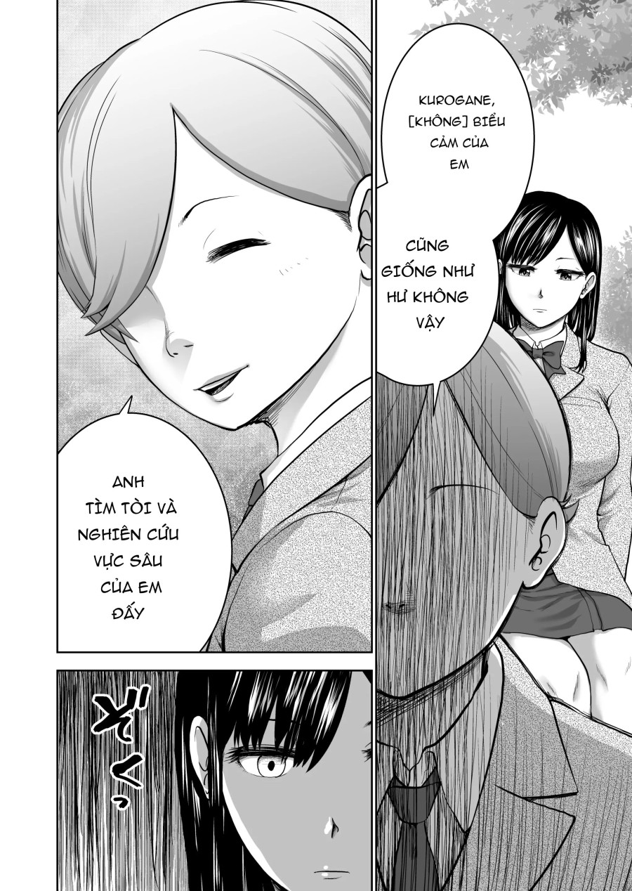 Nụ cười vô cảm của cô ấy chuyển sang 