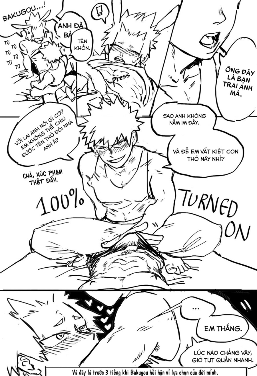Kirishima biến thành thỏ rồi!!! 