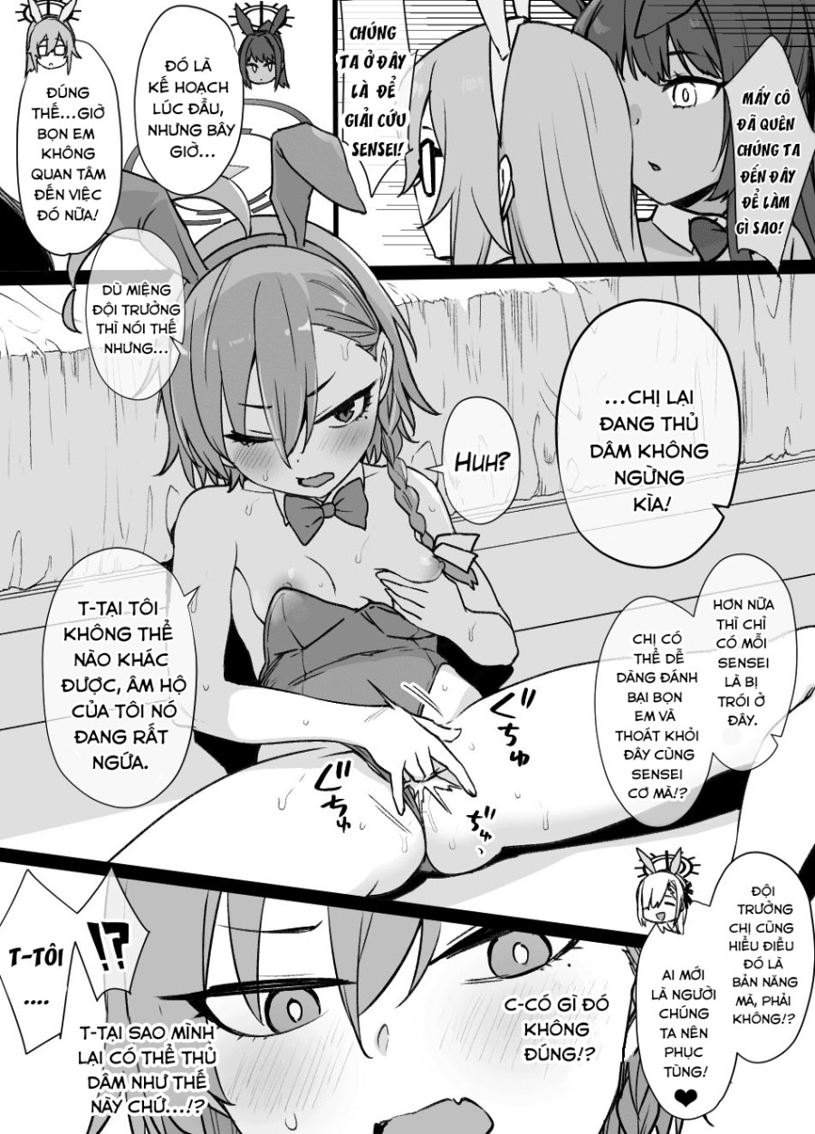 Blue Archive:Brainwashing Bunny Slave 