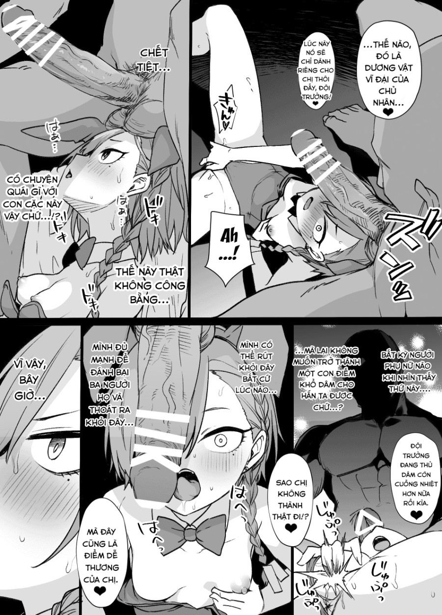 Blue Archive:Brainwashing Bunny Slave 