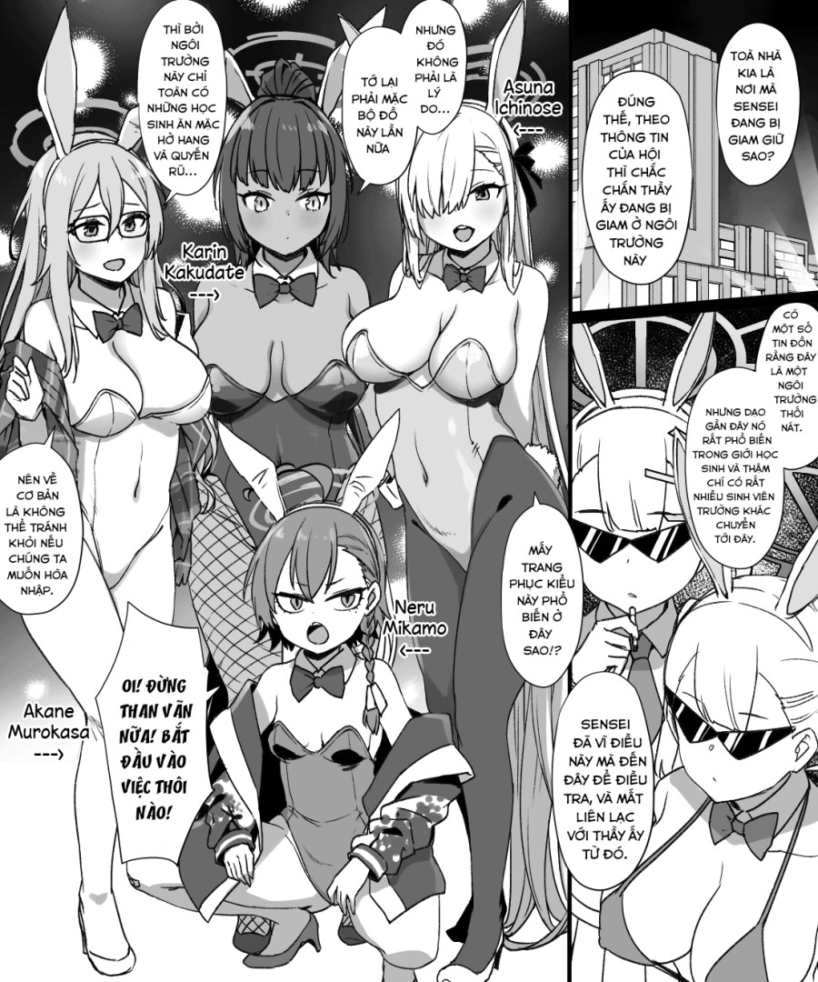 Blue Archive:Brainwashing Bunny Slave 