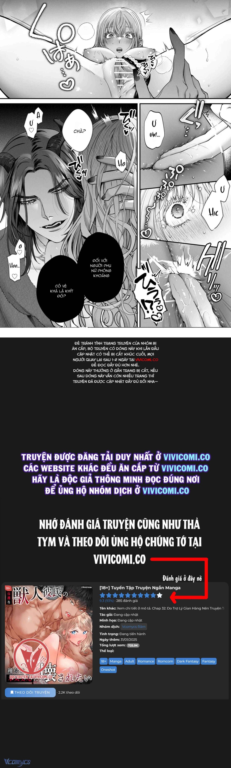 [18+] Tuyển Tập Truyện Ngắn Manga 