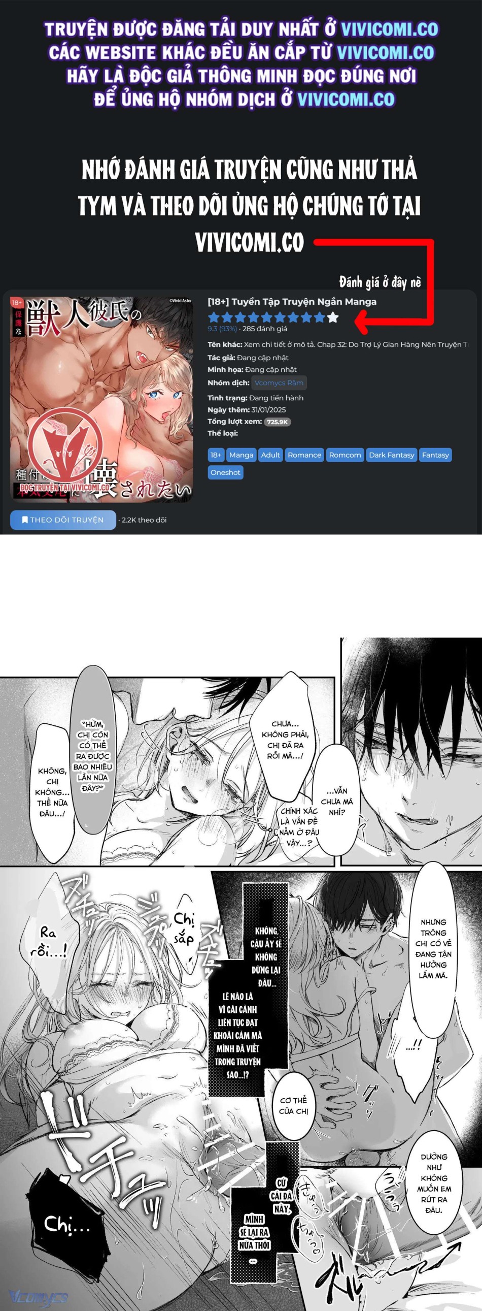 [18+] Tuyển Tập Truyện Ngắn Manga 