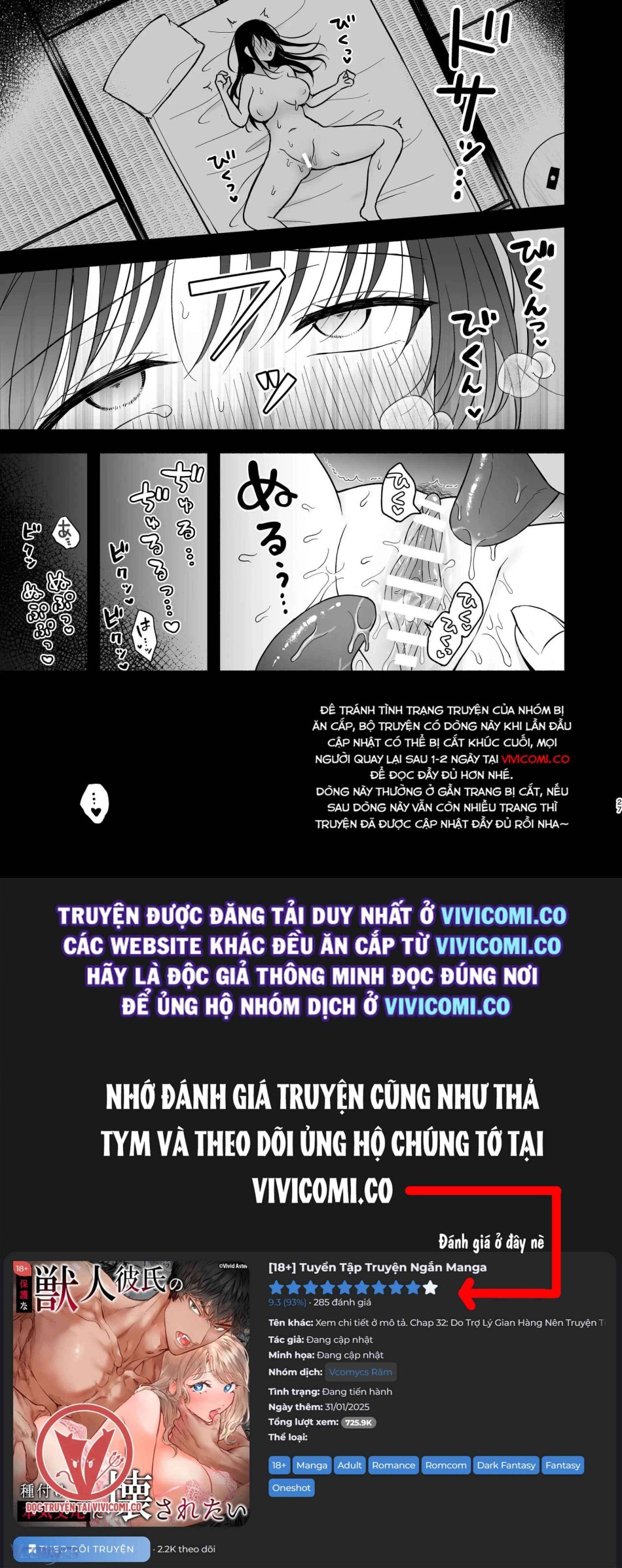 [18+] Tuyển Tập Truyện Ngắn Manga 