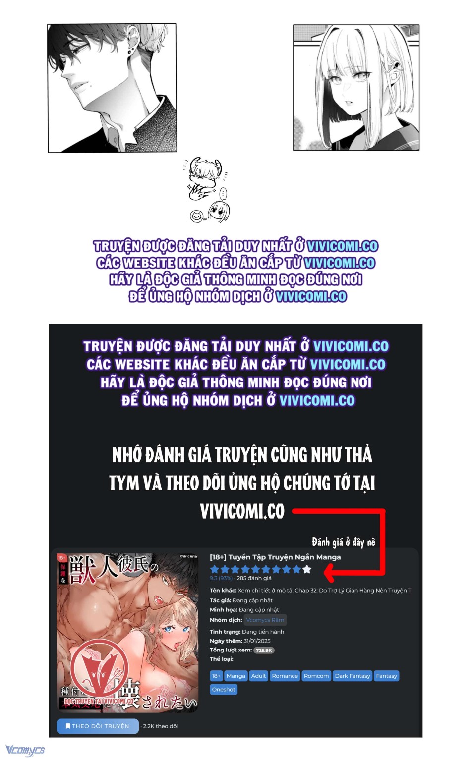 [18+] Tuyển Tập Truyện Ngắn Manga 