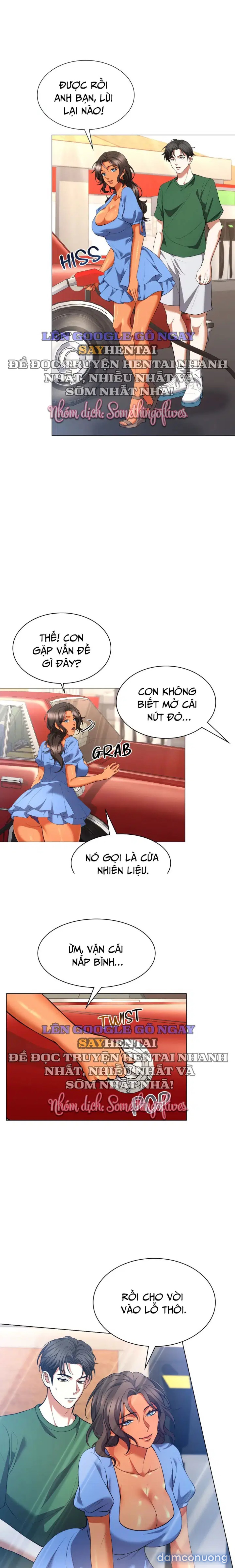 Chuyến du hành trên băng ghế sau cùng mẹ kế 