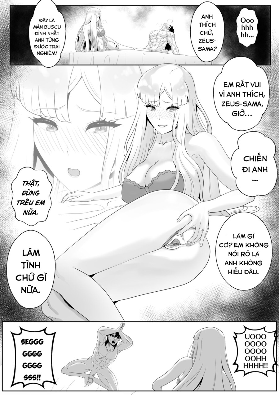 Trở thành Zeus, tôi đụ hết các thần trên đỉnh Olympia ở Chaldea. 