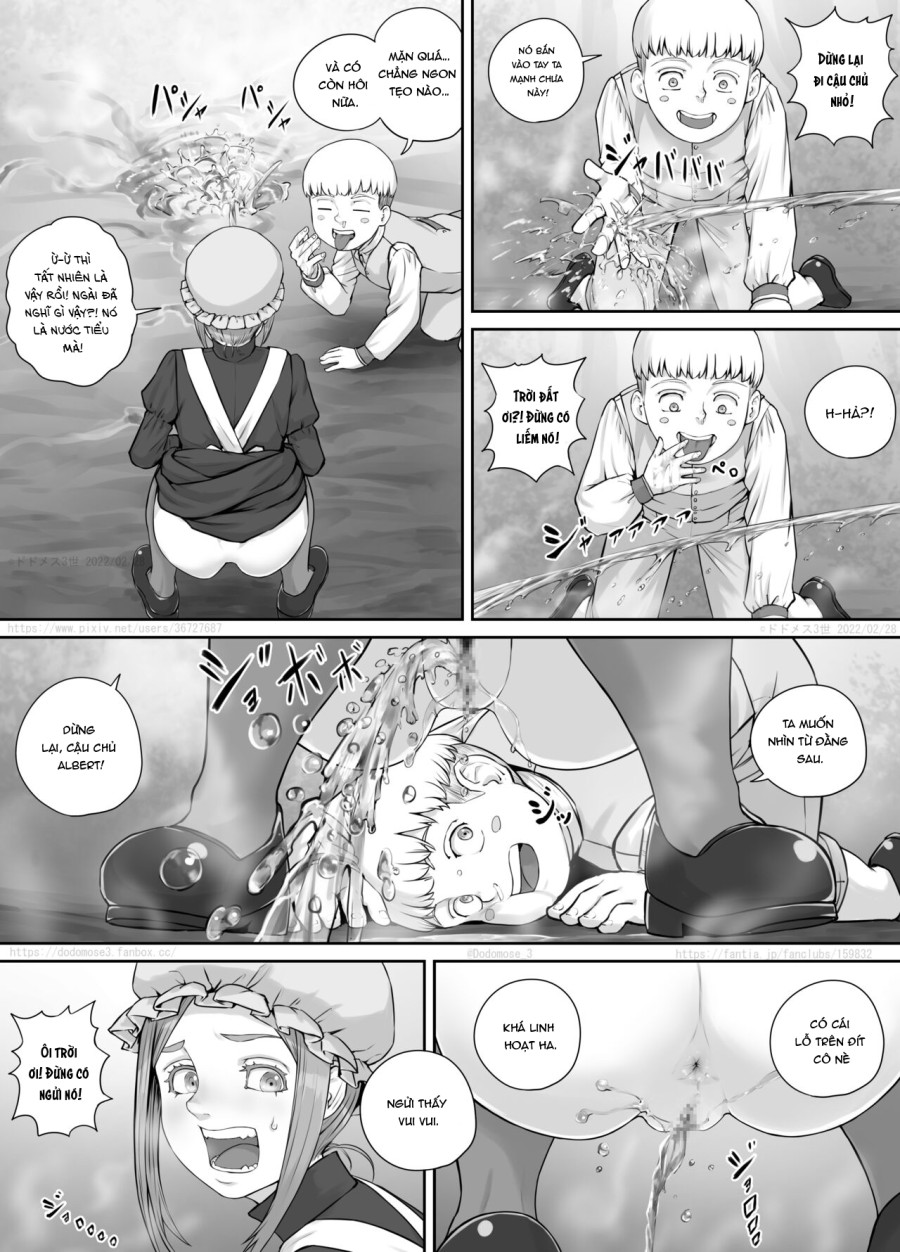 Manga hầu gái và tu sĩ 