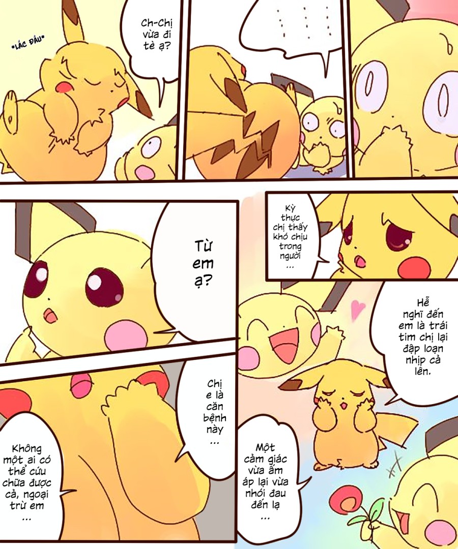 Pikachu Kiss Pichu 