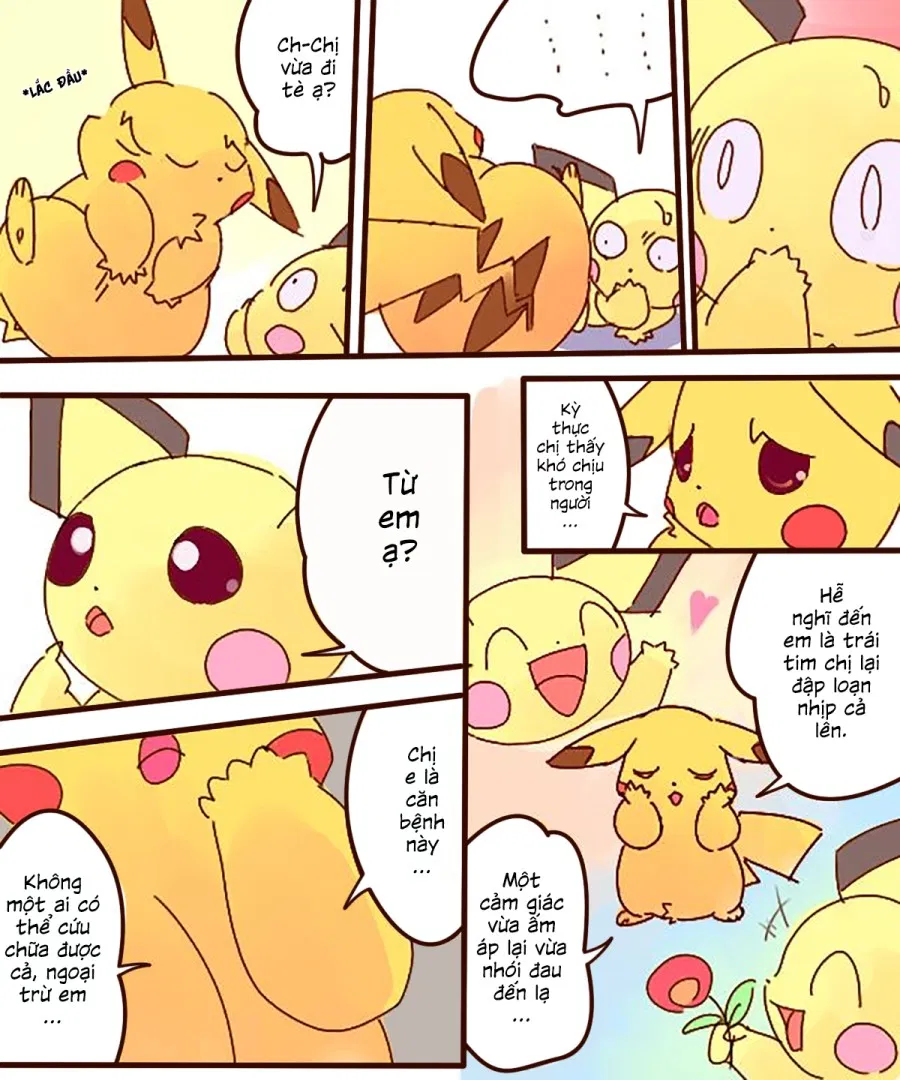 Pikachu Kiss Pichu 
