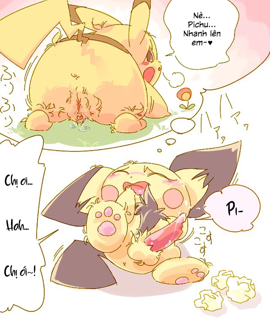Pikachu Kiss Pichu 