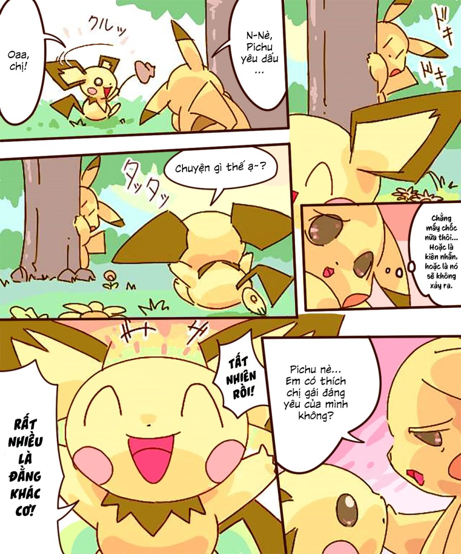 Pikachu Kiss Pichu 