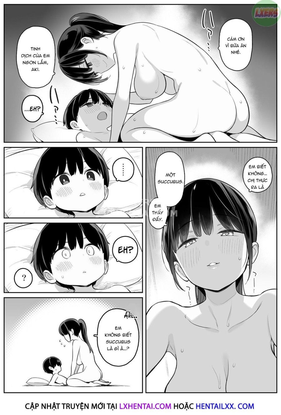 The Story of How The Big Sister Neighbor Squeezed My Semen Because She was a Succubus 