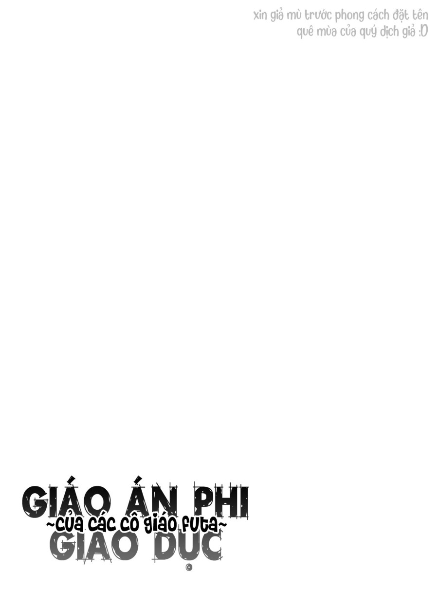 Giáo án phi Giáo dục của các Cô giáo Futa 