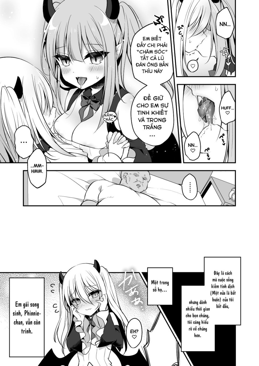 Huấn luyện bé Succubus ngây thơ thành người nhớn. 