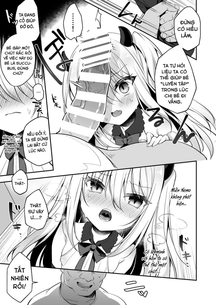 Huấn luyện bé Succubus ngây thơ thành người nhớn. 