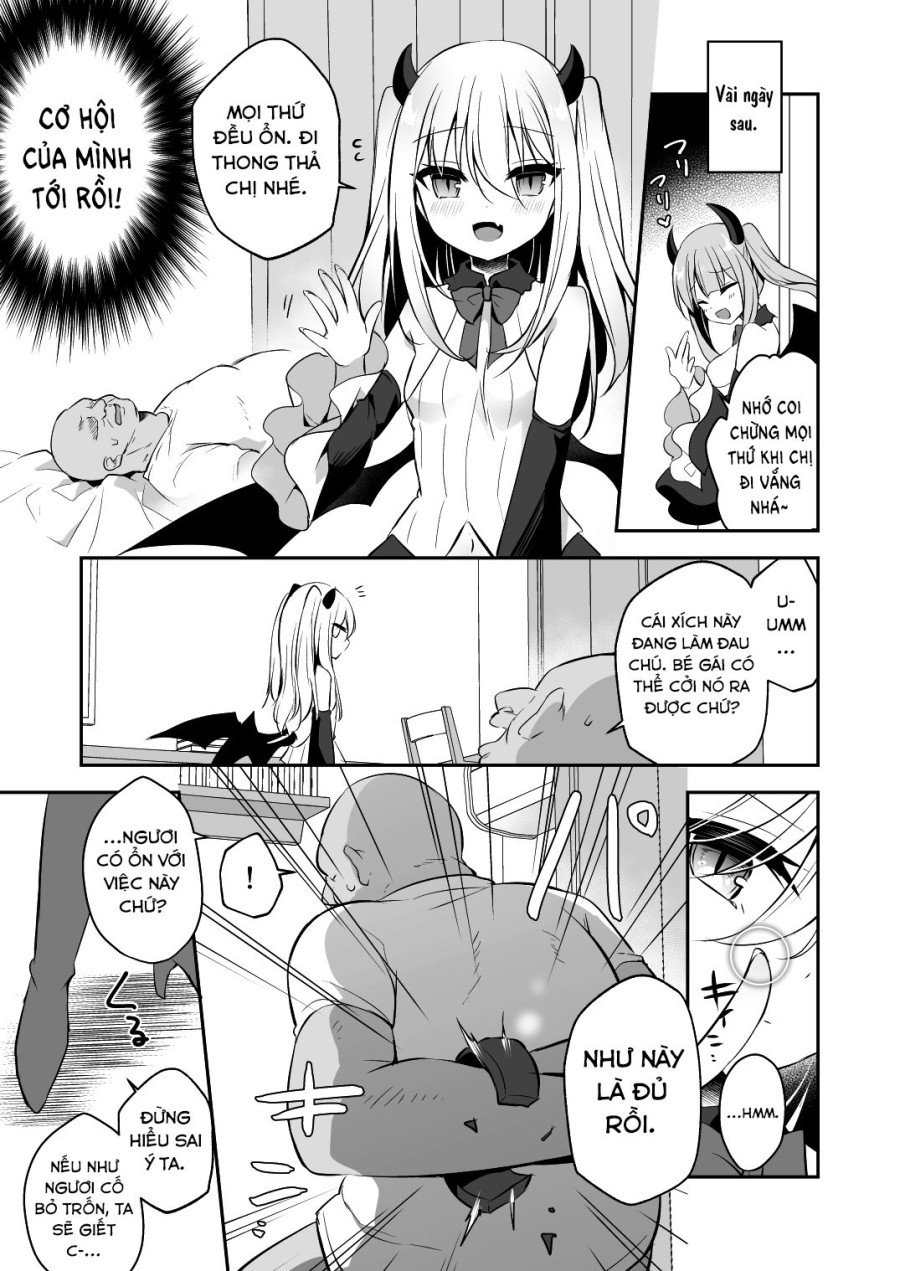 Huấn luyện bé Succubus ngây thơ thành người nhớn. 