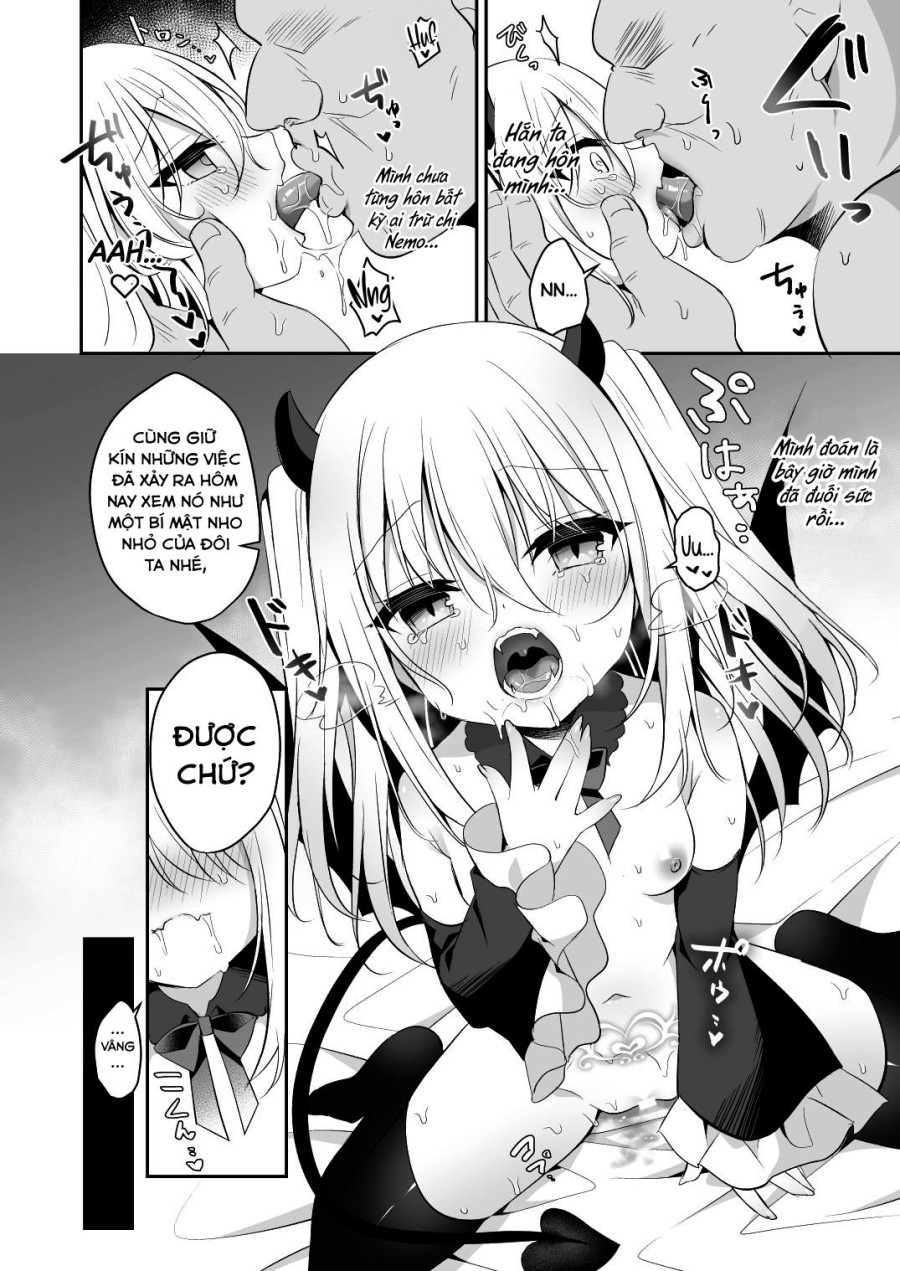Huấn luyện bé Succubus ngây thơ thành người nhớn. 